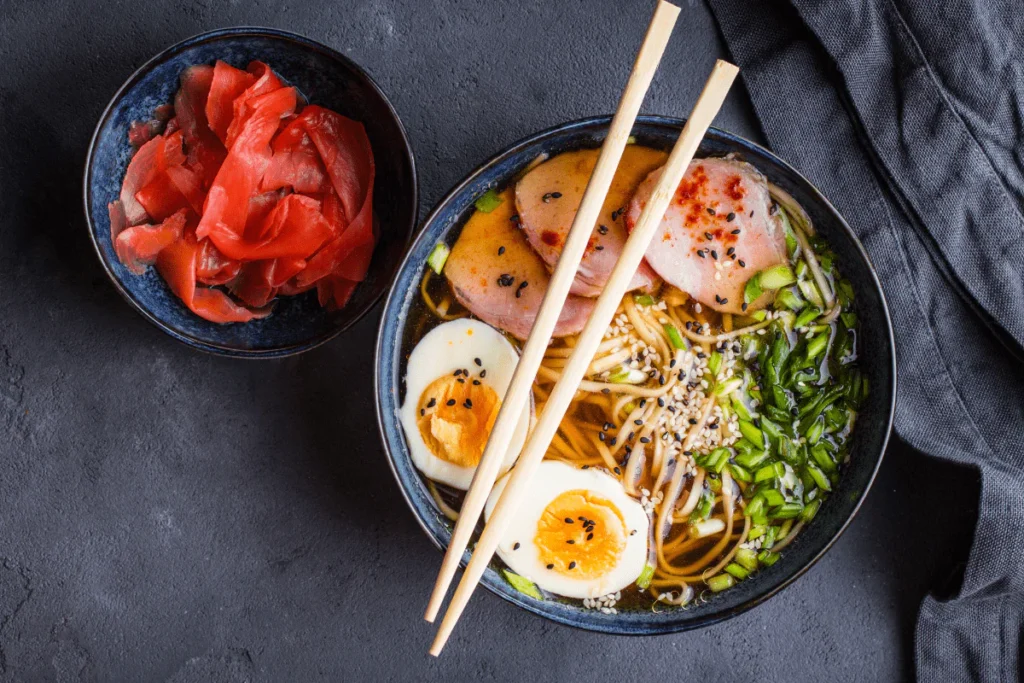 Bone Broth Ramen with Shiitake Mushrooms